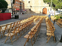 Alquiler de sillas en Madrid.